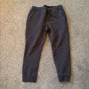 On the Byas Men's Dark Gray Jogger Pants with Drawstring Waist